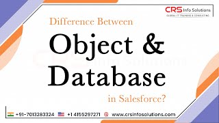 What is the Difference Between Object and Database in Salesforce?