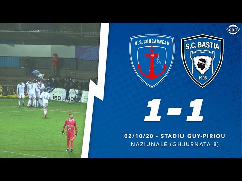 J8 | Concarneau 1-1 Bastia : Le résumé