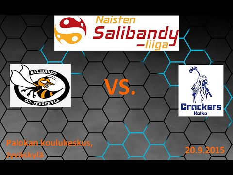 Naisten salibandyliiga: O2-Jkl - Crackers (20.9.2015)