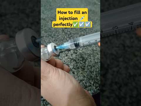 Injection Filling in Seconds! ⏳ Must-Know Nursing Skill 💉 #Shorts