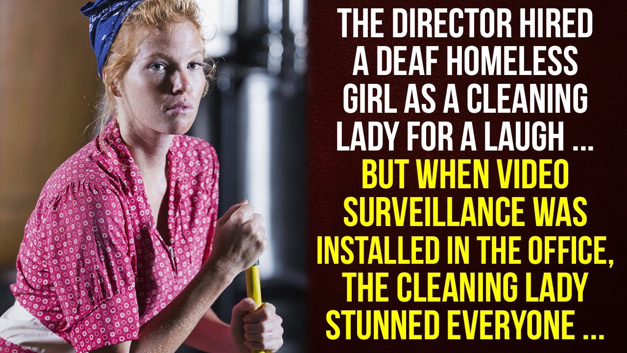Director hired a deaf girl for a laugh... Office shuddered when video surveillance was installed...