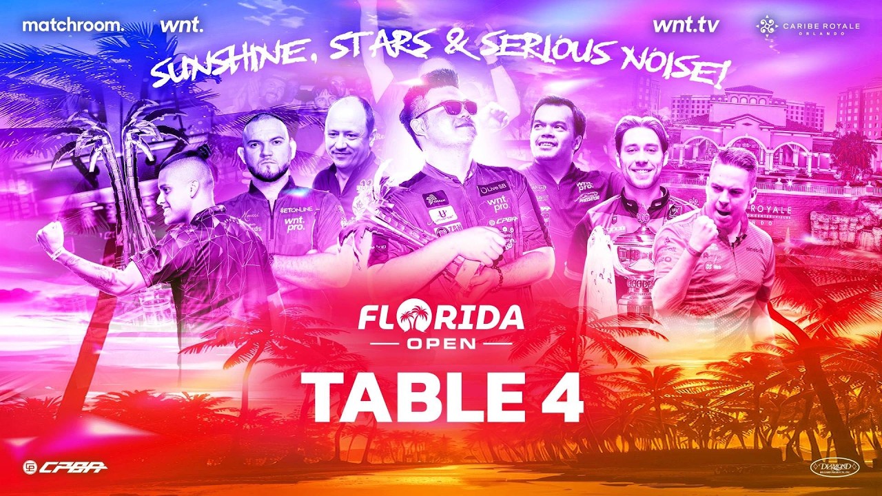 LIVE: Florida Open Pool Championship | Table 4 | Matchroom x talkSPORT | 05-Aug-26