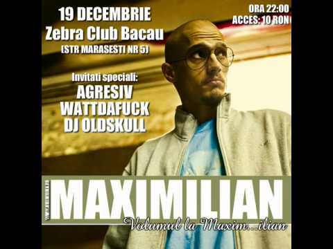 Promo concert MAXIMILIAN 19 DECEMBRIE ora 22 Club Zebra Bacau