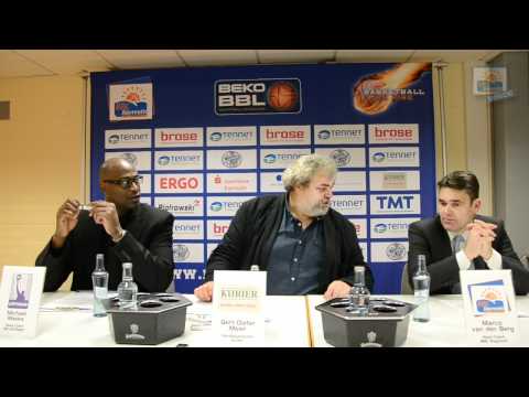 Beko BBL, 11. Spieltag, Pressekonferenz BBC Bayreuth gegen BG Göttingen