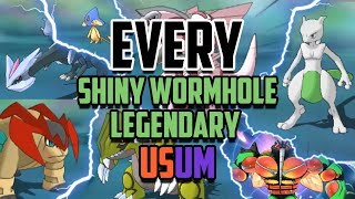 ALL 44 Shiny Legendary Wormhole Reactions! Pokemon Ultra Sun Ultra Moon Shiny Montage