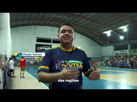 ⚽🔥 ABERTURA DOS 14º JOGOS ABERTOS DE FUTSAL | Emoção, esporte e união em São Geraldo do Araguaia 🏆