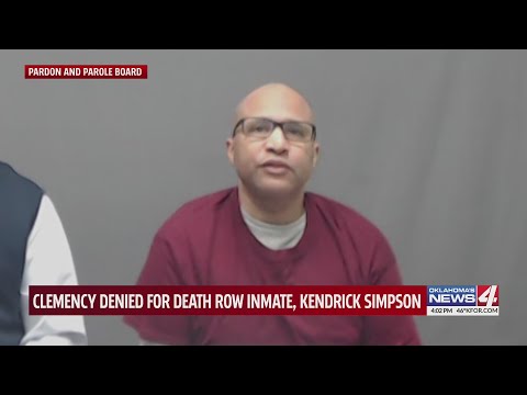 Clemency denied for death row inmate, Kendrick Simpson