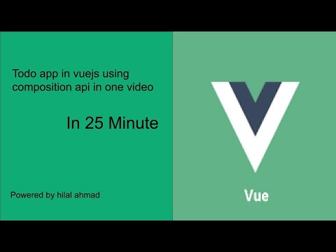 Build and Deploy Todo app in vuejs using composition api 🔥🔥🔥🔥