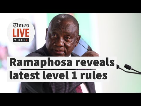 No masks required outdoors Ramaphosa reveals latest level 1 covid rules