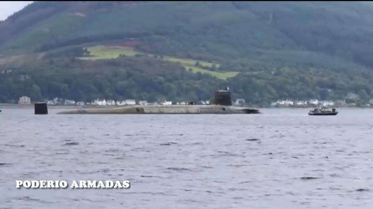 Un submarino nuclear británico con misiles Trident 2 "casi se hunde" por una avería grave