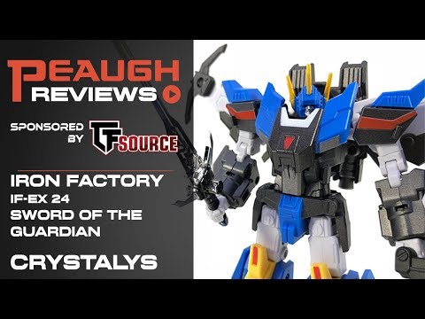 Video Review: Iron Factory IF-EX 25 Sword of the Guardian CRYSTALYS