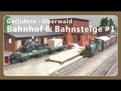 Neubau Bahnhof Ge(l)dern + Bahnsteige - Teil 1 » TT Modellbahn Ge(l)dern » iwii