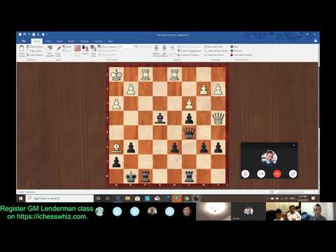 GM Alex Lenderman chess lesson on Prophylaxis