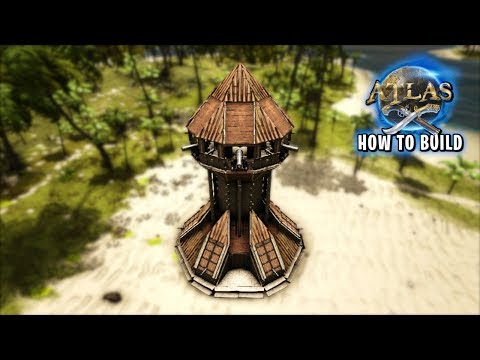 Atlas: How To Build A Cannon Turret Tower