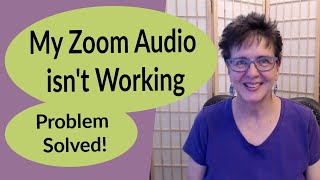 Zoom Audio Not Working - Easy Zoom Tutorial 2020