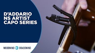 Video thumbnail for D'Addario Planet Waves NS Artist Capos by Woodwind & Brasswind is now Music & Arts