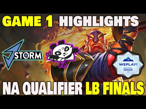 J.STORM VS FIGHTING PANDAS GAME 1 Bukovel Minor NA Qualifier Lower Bracket Finals
