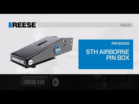 REESE® 5th Airborne™ 5th Wheel Pin Box | Overview