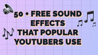 Funny Sound Effects for Youtube Videos - NON-COPYR