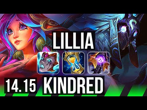 LILLIA vs KINDRED (JGL) | Rank 4 Lillia, 10/1/7, Dominating | BR Challenger | 14.15