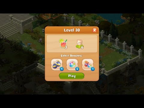 Gardenscapes Level 30 HD 1080p