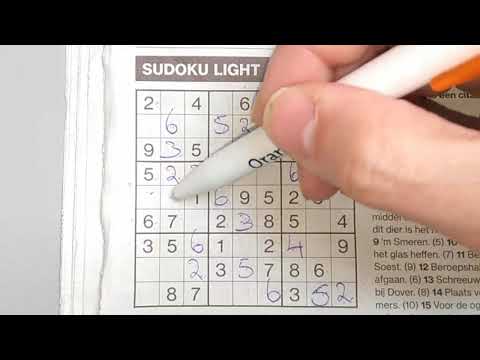 Puzzling, Puzzling Puzzling with these two puzzles. (#536) Light Sudoku. 04-10-2020 part 1 of 2