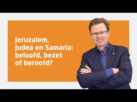 Andrew Tucker over ‘Jeruzalem, Judea en Samaria: beloofd, bezet of beroofd?’