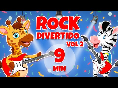 Rock Divertido vol 2 - Giramille 9 min | Desenho Animado Musical
