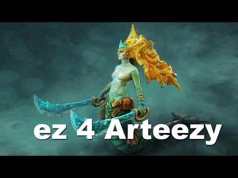 Arteezy Naga Siren ez vs Na`Vi Dota 2