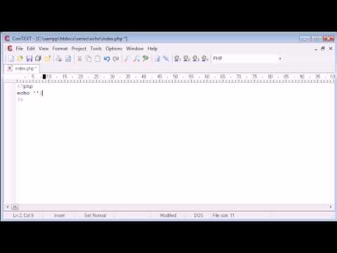 Beginner PHP Tutorial 9 echo