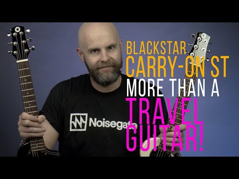 Blackstar Carry- On ST: Guitar: A Mini TRAVEL ELECTRIC  GUITAR That Sounds Great!