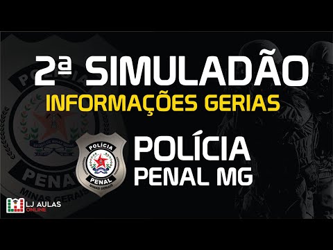 2ª SIMULADO Polícia Penal MG | Foco Questões SELECON | Simulado PPMG Online