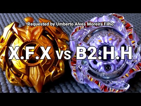 Xcalibur .F.X vs Beast Behemoth .H.H - BATALHA BEYBLADE BURST! ベイブレードバースト