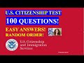 2022 - 100 Civics Questions (2008 version) for the U.S. Citizenship Test  (2)