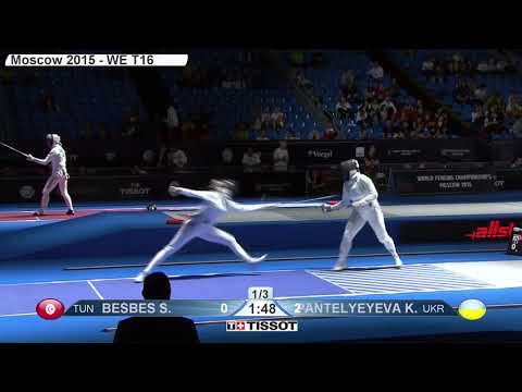 Moscow Worlds SWE 2015 - L16 - Besbes TUN v Pantelyeyeva UKR