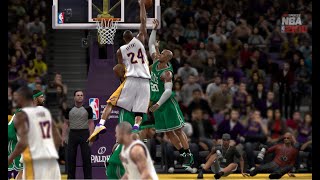 NBA 2K10 - Lakers vs Celtics - Game Highlights - Kobe Bryant was the cover athlete for 2K10