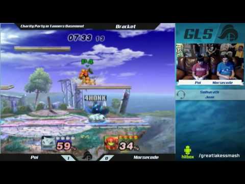 Charity Party in Tanner's Basement - Poi (Ivysaur) vs Morsecode (Marth/Samus)