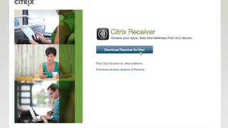 Installation Citrix Receiver MacOs