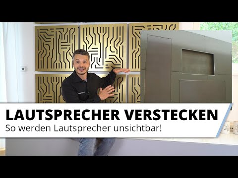 Lautsprecher verstecken, Unsichtbare Lautsprecher, Einbaulautsprecher, Deckenlautsprecher