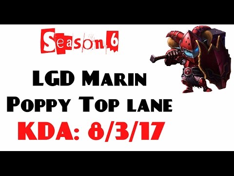 Korea Challenger LOL - LGD Marin - Poppy Top lane (Mar 1, 2016)