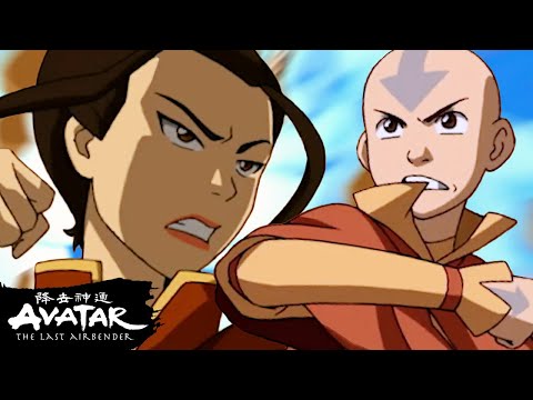 Aang Fights Azula in "The Drill" to Save Ba Sing Se ⚡️ Full Scene | Avatar: The Last Airbender