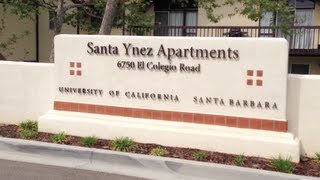 preview picture of video 'Bike ride from UCSB library to Santa Ynez apartments (goes through Isla Vista)'