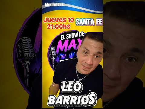 Dos grandes artistas nos visitan en streaming...Leo Barrios de Santa fe y Lalo Clari  de Paraná