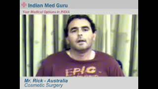 Mr. Rick, Australia patient video testimonial India