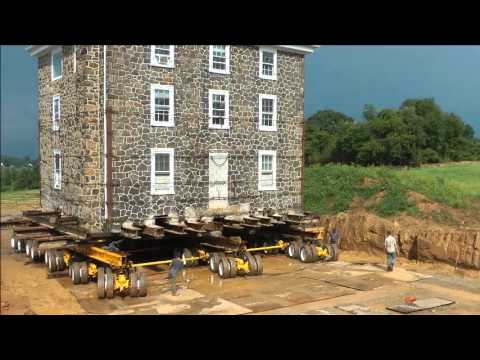 580-TON Stone House Moved in 7 Hours