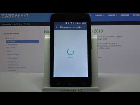 ALCATEL U3 2018 and Apps Customizations - Manage App Permissions