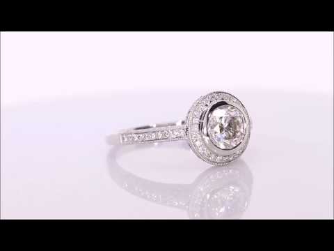 1.87 ctw Diamond Engagement Ring - Round Cut G SI2 | BigDiamondsUSA