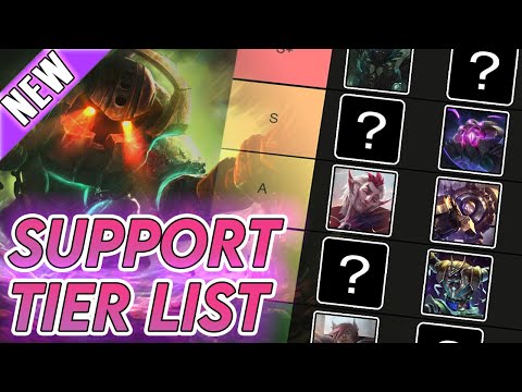 *UPDATED* Challenger Support Tier List | Patch 12.8 - League of Legends