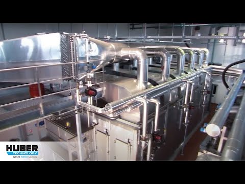 Video: HUBER Belt Dryer BT for medium temperature sewage sludge drying