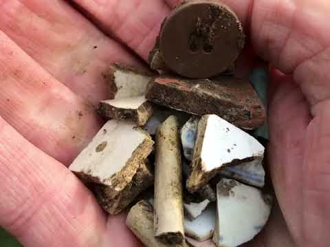 Mudlarking with the Kentish Mudlarks 36 Temple Ewell 28/2/2021